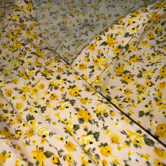 Vintage Floral Wrap Dress, Size XL - Picture 2 of 8